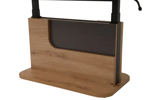 Couchtisch - ausziehbar, höhenverstellbar, LB ca. 110x70 cm, Eiche Artisan Dekor