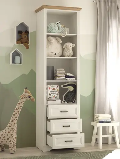 Standregal - B ca. 61 cm, Anderson Pine Nachbildung, Artisan Eiche Nachbildung