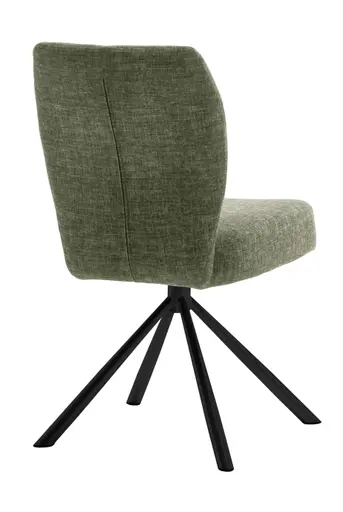 Stuhl - drehbar, Stoff, Olivgrün