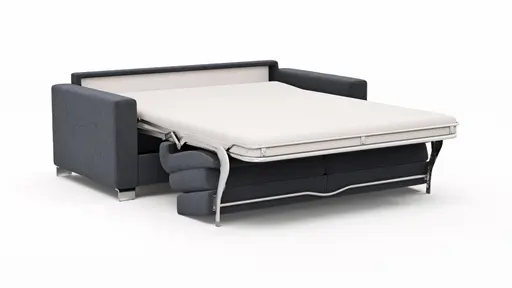 Sofa Nuoro - 2,5-Sitzer inkl. Schlaffunktion, Armlehne 1, Stoff, Eisblau