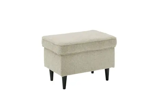 Hocker - Webstoff, Beige