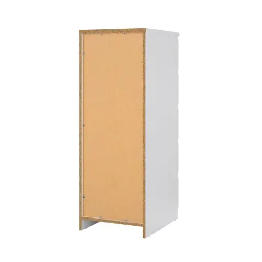 Kommode - B ca. 41 cm, Weiß Hochglanz