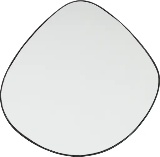 Wandspiegel- LB  ca. 93x90 cm, Spiegel, Stahl, pulverbeschichtet