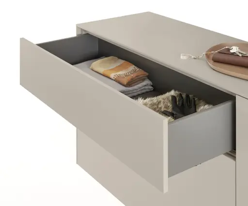 Schuhschrank GEENA - B ca. 137 cm, Kaschmir