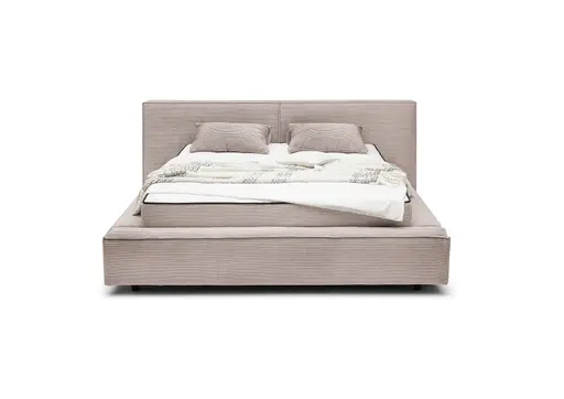 Polstergestell- Liegefläche ca. 180x200 cm, Stoff, Hellrosa