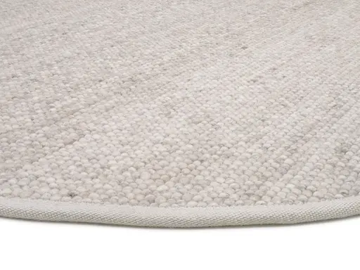 Teppich - Ø ca. 250 cm, Silberfarben