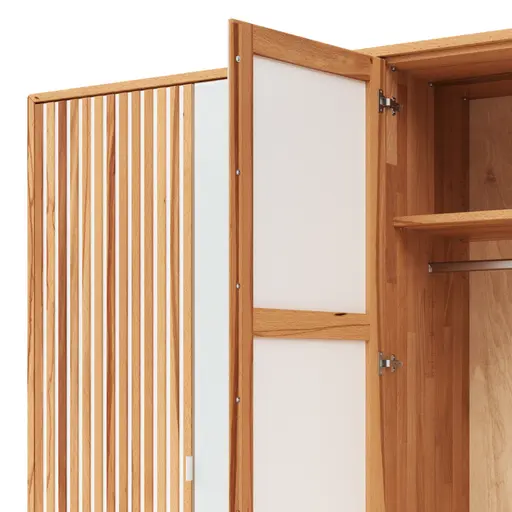 Drehtürenschrank Tigris - inkl. Passepartout, B. ca. 245cm, Kernbuche massiv, geölt