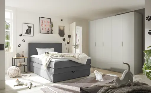 Drehtürenschrank ROVERO- B ca. 225 cm, Graphit