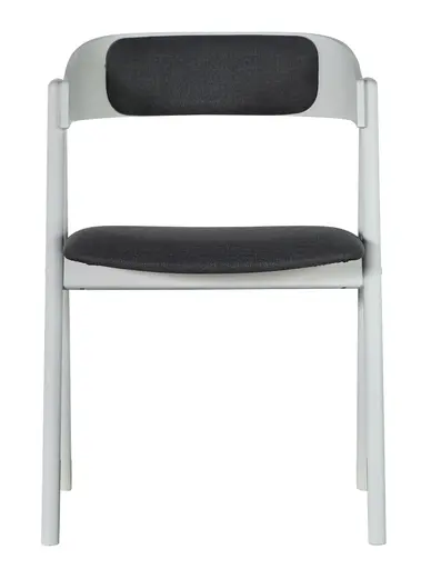 Armlehnstuhl Edge - Buche, Weiß