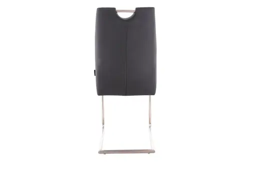 Freischwinger MICHI - Stoff, Schwarz