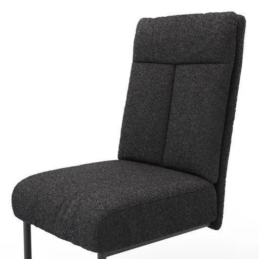 Freischwinger Ravina - Stoff, Anthrazit