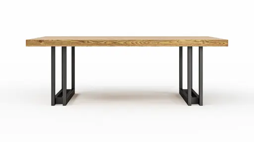 Couchtisch Oakhaven - BHL ca. 80x41x120 cm, Zerreiche massiv, natur geölt