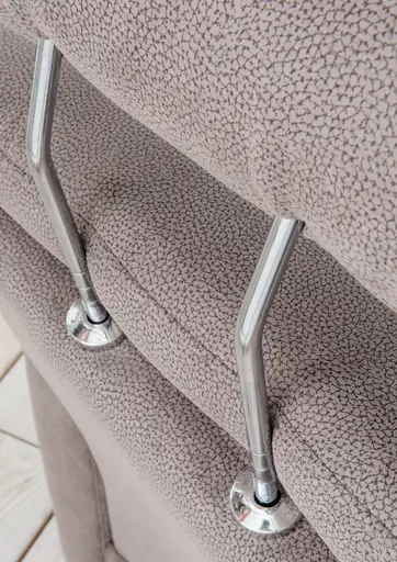 TV-Sessel - Aufstehhilfe (motorisch), Dunkelgrau, Microfaser