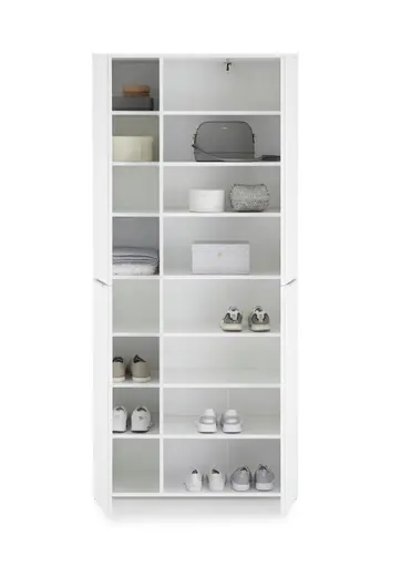 Garderobe - inkl. Sitzkissen, Weiß