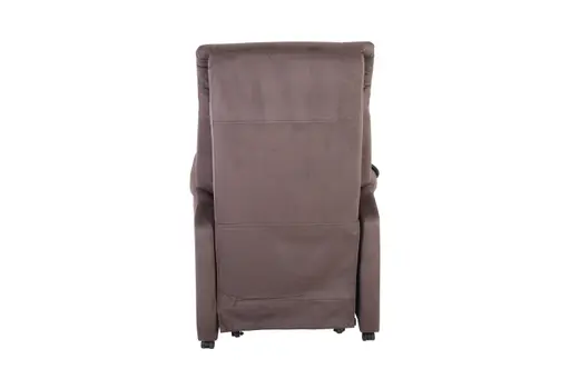 TV-Sessel MALEK - Aufstehhilfe, Relaxfunktion, Kopfteilverstellung, Stoff, Braun