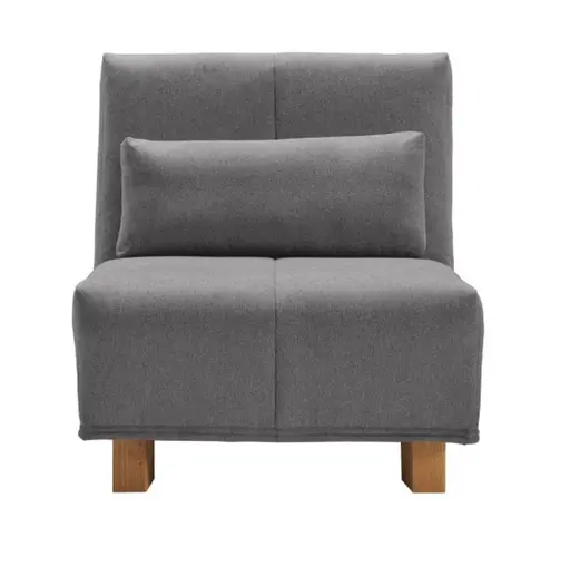 Funktionssessel EASY DELUXE - 1-Sitzer, 80 cm inkl. Schlaffunktion, Stoff Dunkelgrau 