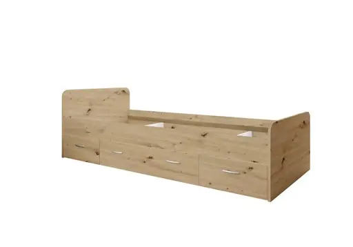 Kojenbett - Liegefläche ca. 90x200 cm, Artisan Eiche Nachbildung