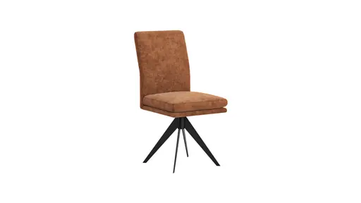 Freischwinger Valloni - Stoff, Rostfarben