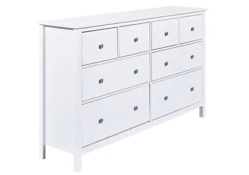 Kommode - B ca. 160 cm, Weiß