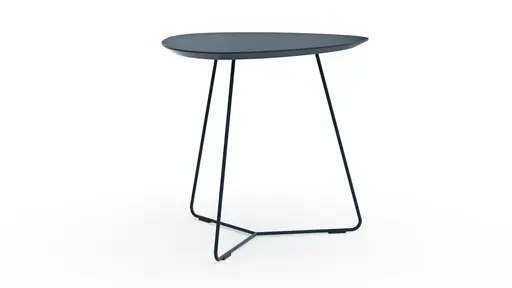 Ecktisch Fano - LBH ca. 59x50x50 cm, Fenix, Dunkelblau