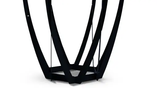 Beistelltisch - Ø/H ca. 50x50 cm, Grau, Schwarz