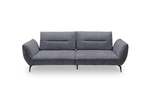 Megasofa PAYTON - 3-Sitzer, Stoff, Graublau