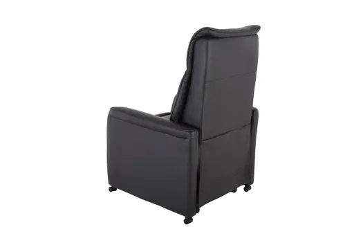 TV-Sessel MITCH - Relaxfunktion, Kunstleder, Schwarz