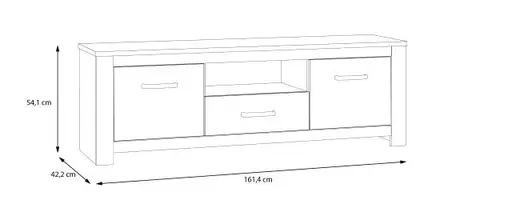TV-Board FARES- Eiche Dekor