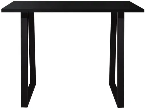 Bartresentisch - LB ca. 120x70 cm, Schwarzstahl, Schwarz