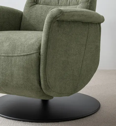 Sessel - Relaxfunktion, Stoff, Dunkelgrün