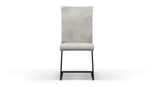 Freischwinger Floriana - Stoff, Hellgrau