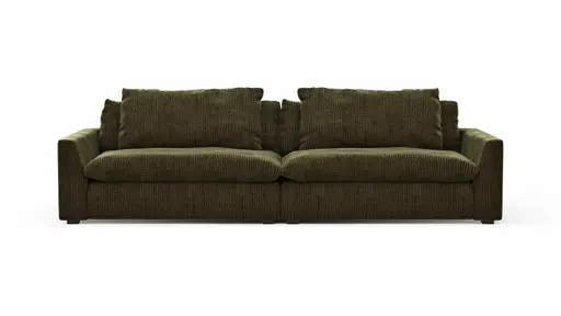 Sofa Ulf - 3,5-Sitzer, Cord, Moos