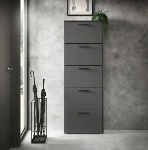 Schuhkipper - B ca. 59 cm, Anthrazit