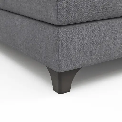 Boxspringbett Lund- Liegefläche ca. 180x200 cm, Stoff, Grau