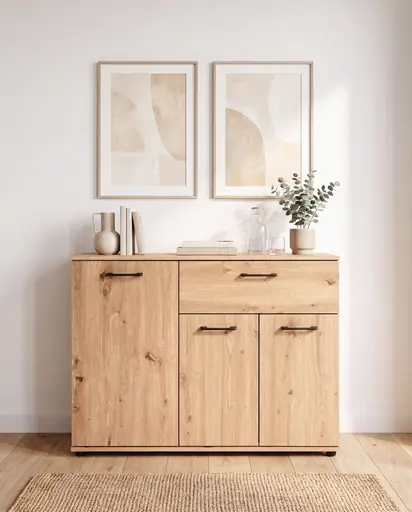 Sideboard- B ca. 100 cm, Eiche Dekor