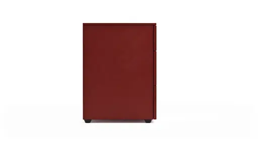Kommode Loretto - BHT ca. 127x70x51 cm, Lack matt, Bordeaux