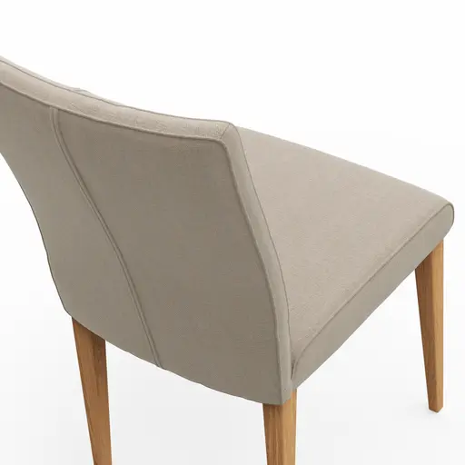 Stuhl Cosyra - Stoff, Beige