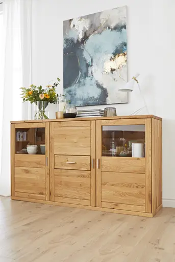 Sideboard Faro Plus - BH ca. 182x100 cm, Wildeiche massiv