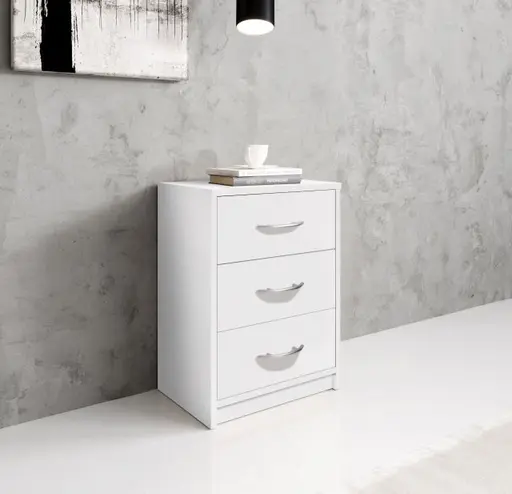 Nachtkommode - Weiß