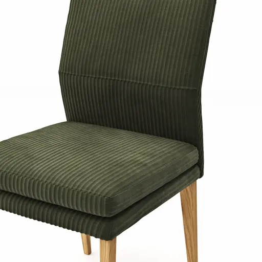 Stuhl Carry - Stoff, Dunkelgrün