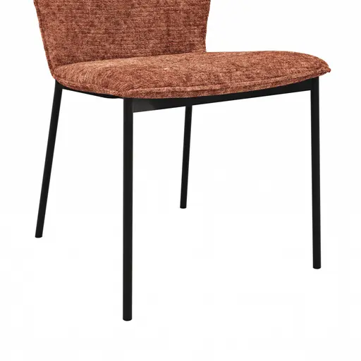 Stuhl Pinto - Stoff, Orange