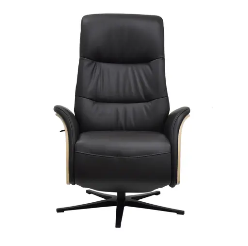 TV-Sessel MARCES - drehbar, Relaxfunktion, Kopfteilverstellung, Leder, Schoko