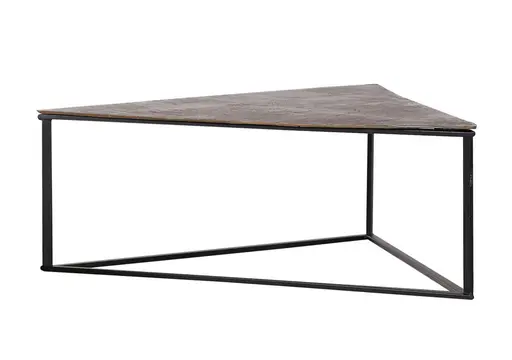 Couchtisch Mix Match - LBH ca. 104x106x40 cm, Metall, Schwarz