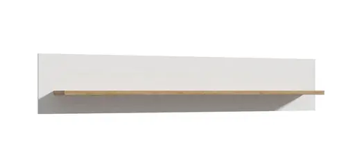 Wandboard FELLIAN- B ca. 160 cm, Weiß, Eiche Dekor