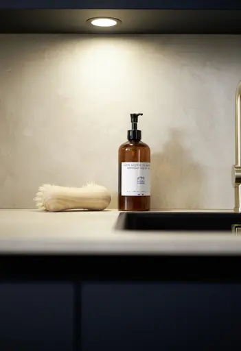 Inselküche 51.230 CO 1V1 525, Rillenoptik Eiche dunkel 