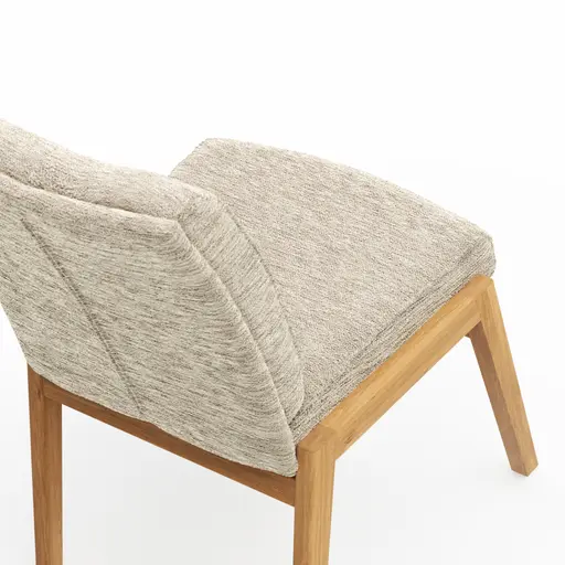 Stuhl Flore 2 - Stoff, Beige