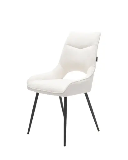 Stuhl MEAVE - Stoff, Creme