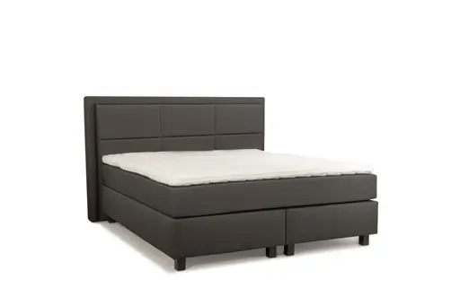 Boxspringbett - Liegefläche ca. 180x200 cm, Anthrazit