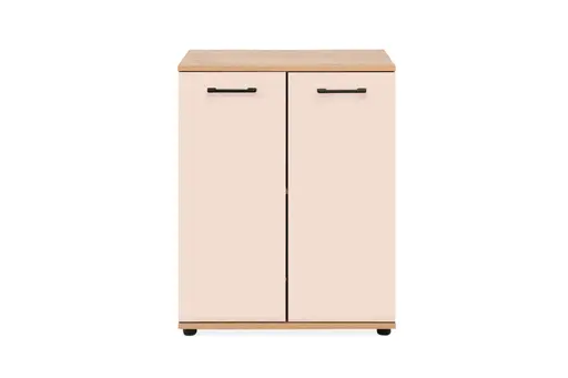 Kommode- B ca. 60 cm, Eiche Dekor, Beige
