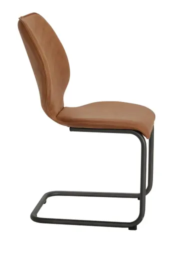 Freischwinger Penthouse - Leder, Braun